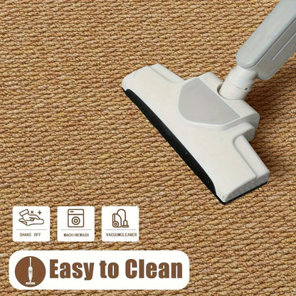 Elegant Faux Jute Doormat | Durable Non-Slip Welcome Mat for Everyday Use 3
