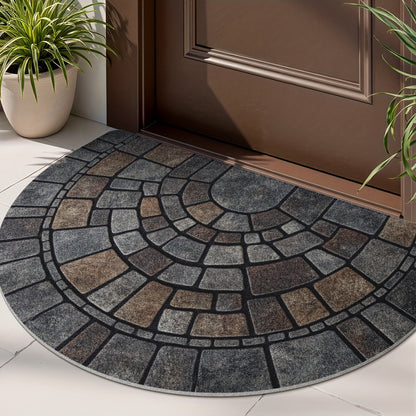 Elegant Mosaic | Door Mat with Non-Slip Backing | Durable Indoor & Outdoor Use 1