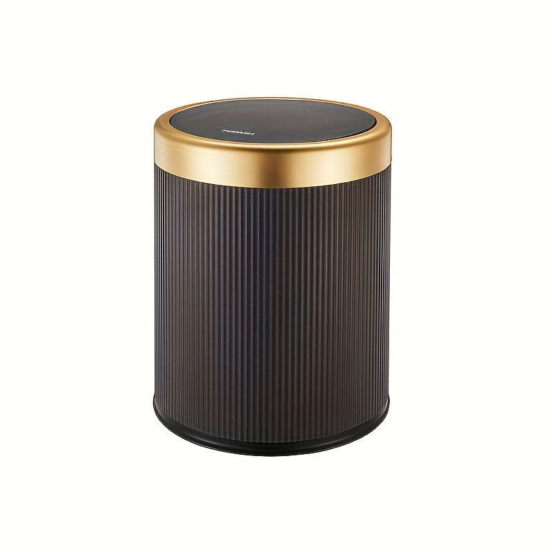 Elegant Oval Kitchen Trash Can with Odour-Sealing Design for Cleanliness 7