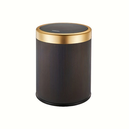 Elegant Oval Kitchen Trash Can with Odour-Sealing Design for Cleanliness 7