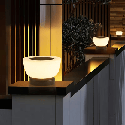 Elegant Solar Garden Lights | Outdoor LED Pathway Lamp with Warm Glow | Weather-Resistant Design for Safe Illumination 0