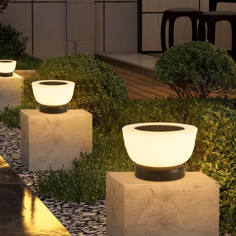 Elegant Solar Garden Lights | Outdoor LED Pathway Lamp with Warm Glow | Weather-Resistant Design for Safe Illumination 5