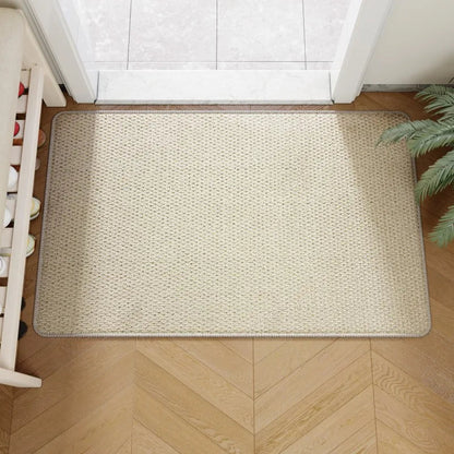 Faux Jute Outdoor Doormat with Non-Slip Backing | Durable Welcome Mat for Elegant Entryways 4