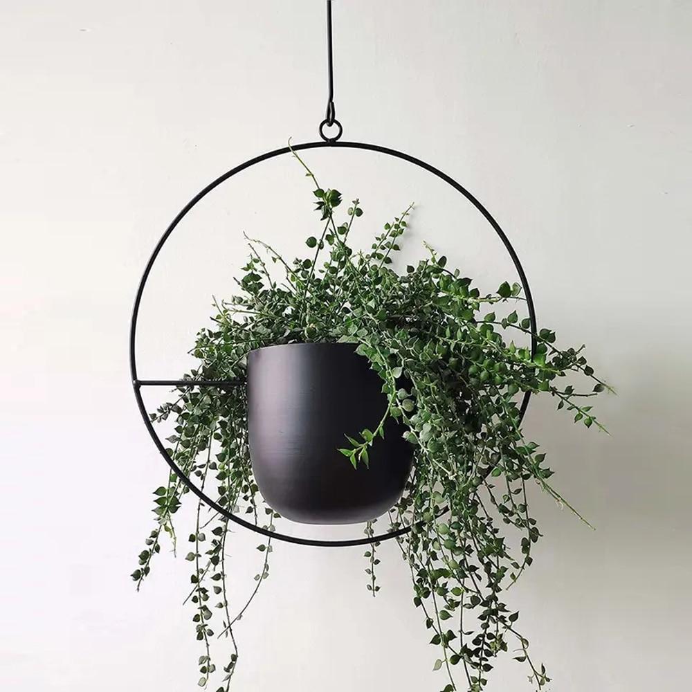 FloraFrame Hanging Planter | Modern Minimalist Iron Design 2