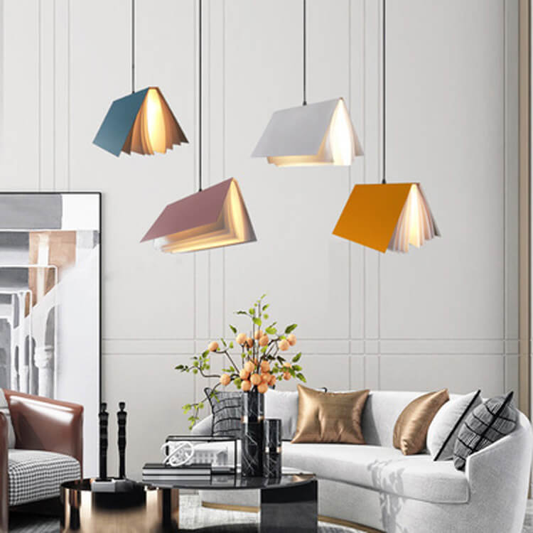 Flying Book Pendant Light | Modern Book-Inspired Ceiling Lamp 1