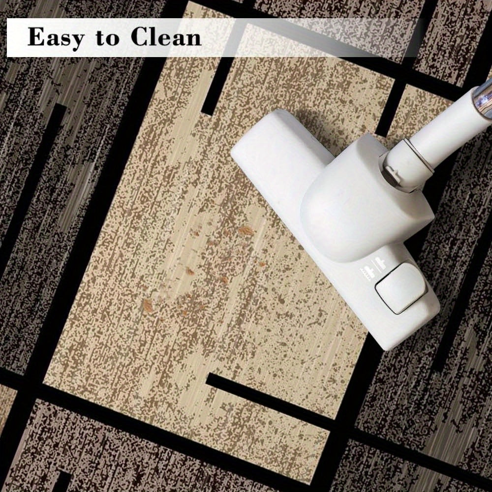 Geometric Elegance Area Rug | Modern Washable Non-Slip Carpet 8