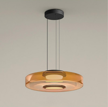 Glass Pendant Lamp | Bauhaus Style Hanging Light 0