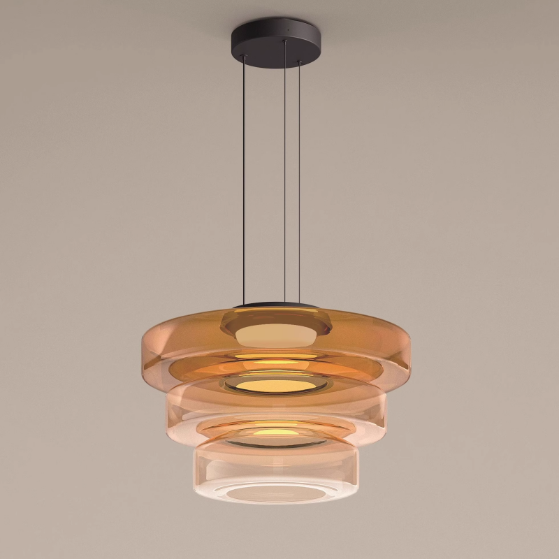 Glass Pendant Lamp | Bauhaus Style Hanging Light 1