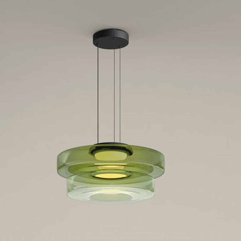 Glass Pendant Lamp | Bauhaus Style Hanging Light 8