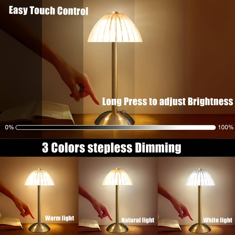 Golden Touch Table Lamp | USB Rechargeable 7