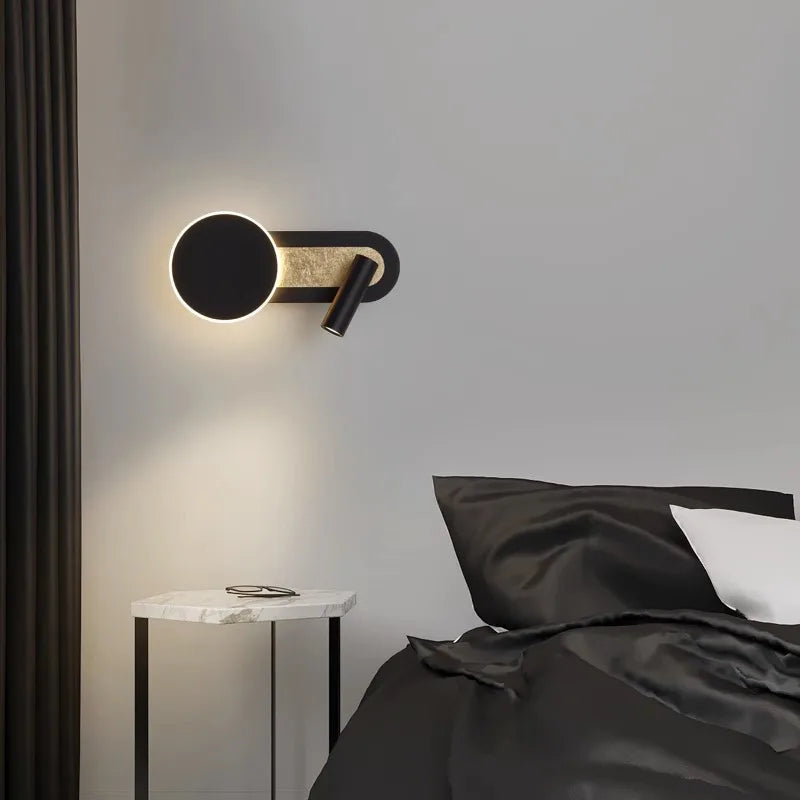 HaloBeam Wall Light | Modern Nordic Dual LED Design 1
