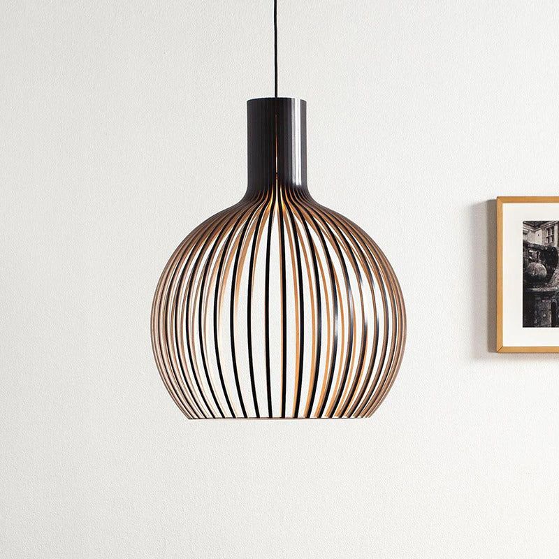 Handcrafted Wooden Pendant Light | Natural Scandinavian Design 1