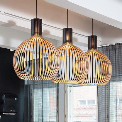 Handcrafted Wooden Pendant Light | Natural Scandinavian Design 7