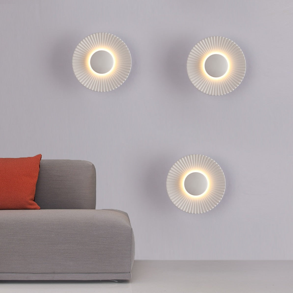 Hasna SunRay Wall Lamp | Modern Metallic Sun Design 2