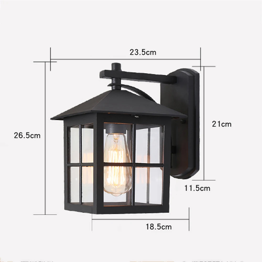 Heritage Lantern | Vintage Outdoor Wall Lamp with Durable Build | Elegant Design for Timeless Illumination 4