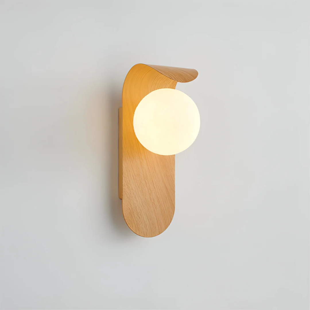 Icar Scandinavian LED Wall Lamp | Minimalist Wooden Design 0