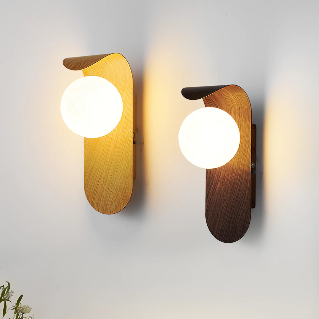 Icar Scandinavian LED Wall Lamp | Minimalist Wooden Design 3