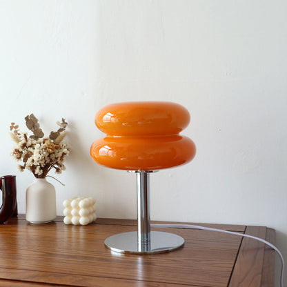 Italian Designer Glass Table Lamp | Modern Retro Accent Light 4