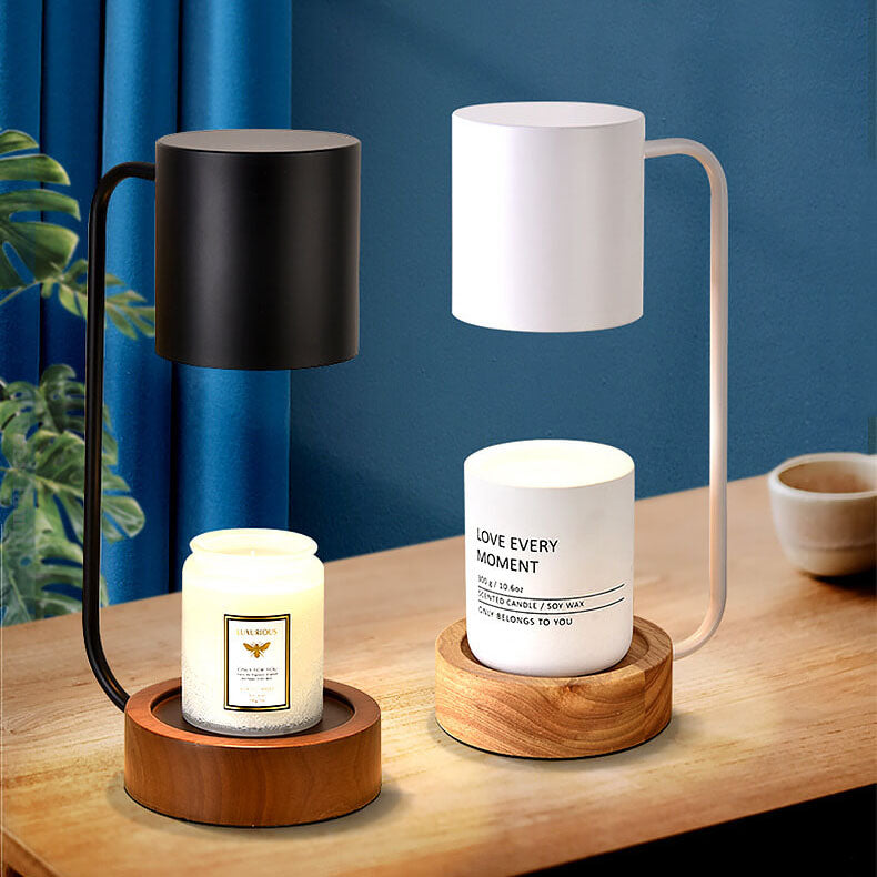 Japanese Minimalist Table Lamp | Wood & Metal Design 0