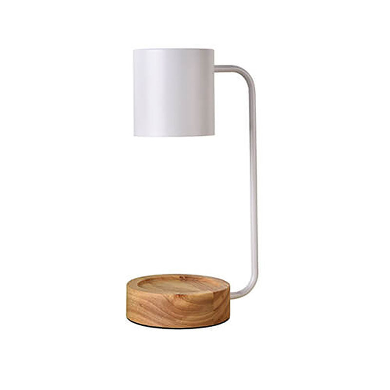 Japanese Minimalist Table Lamp | Wood & Metal Design 6