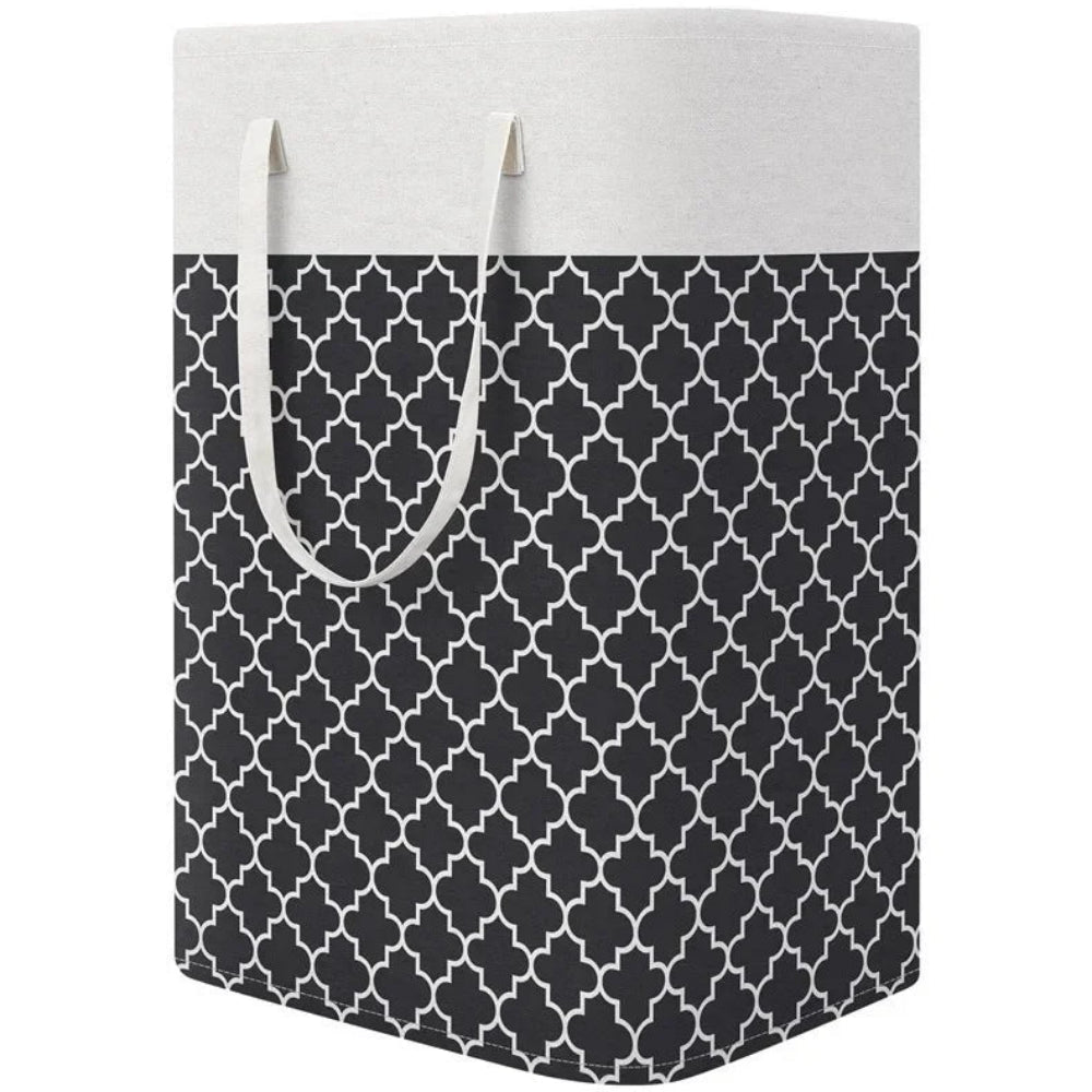 Lauva | 75L Waterproof Laundry Basket | Foldable Fabric Clothes Hamper with Handles 4