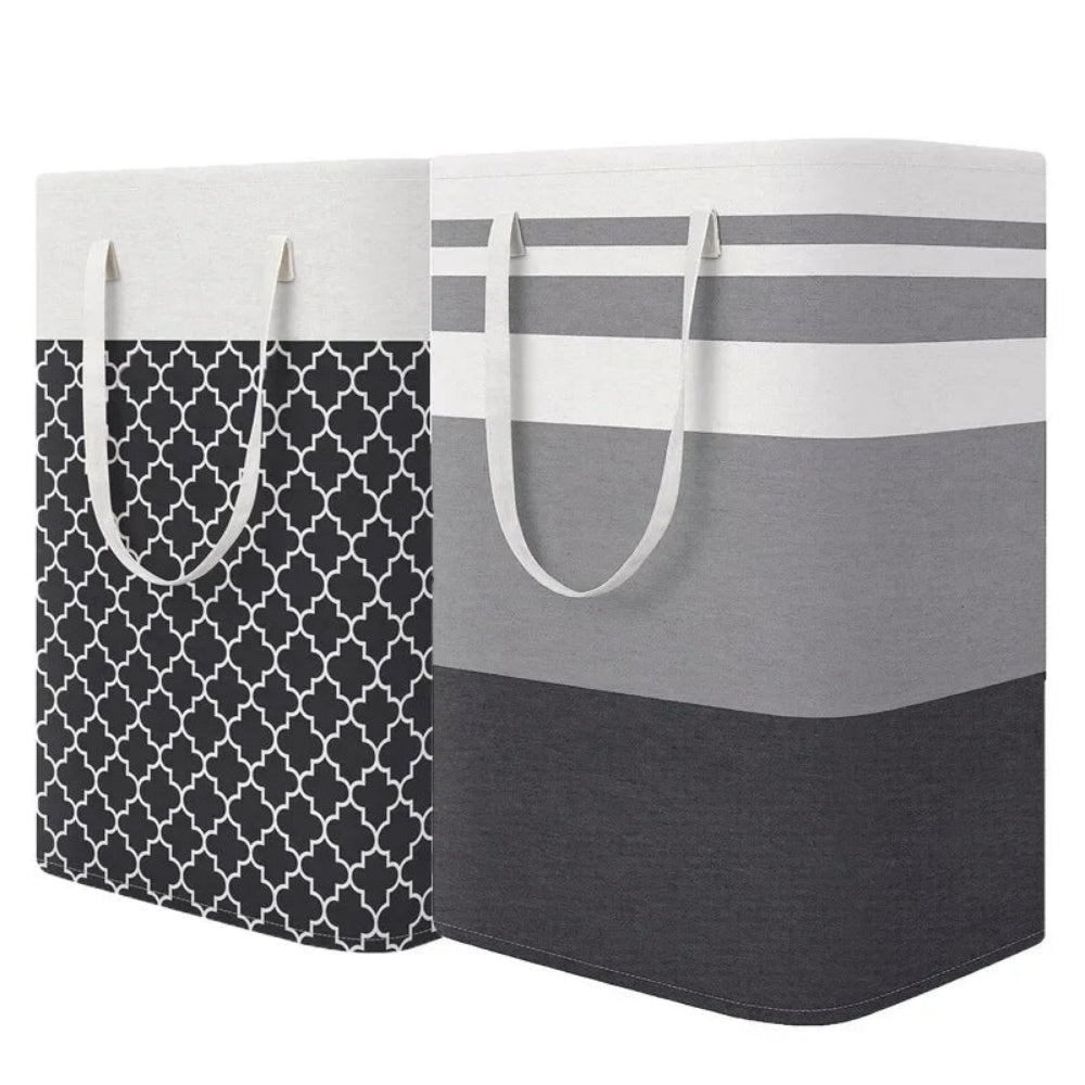 Lauva | 75L Waterproof Laundry Basket | Foldable Fabric Clothes Hamper with Handles 7