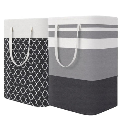 Lauva | 75L Waterproof Laundry Basket | Foldable Fabric Clothes Hamper with Handles 7