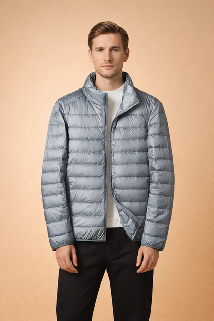 Men's Lightweight Quilted Jacket Casual Puffer Jacket