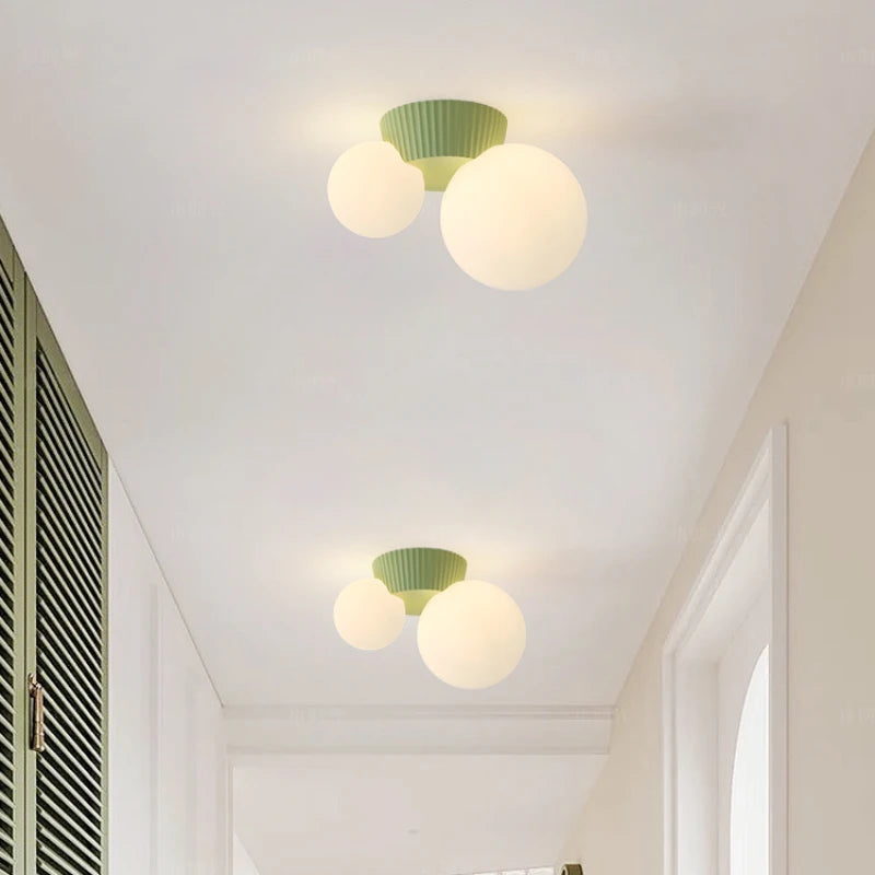 Luméa Ceiling Light | French Modern Double Globe Design 0