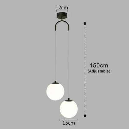 Luna Pendant Light | Nordic Modern Glass Globe Design 0