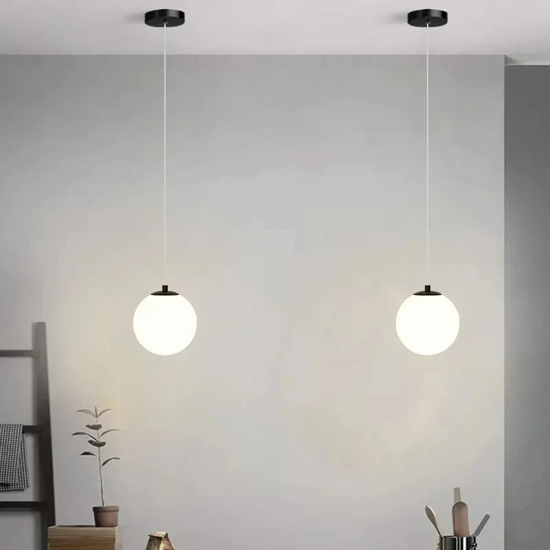 Luna Pendant Light | Nordic Modern Glass Globe Design 3