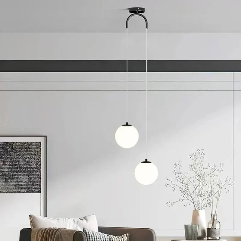 Luna Pendant Light | Nordic Modern Glass Globe Design 5
