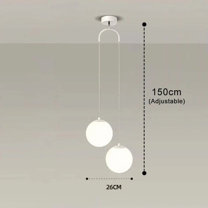 Luna Pendant Light | Nordic Modern Glass Globe Design 6