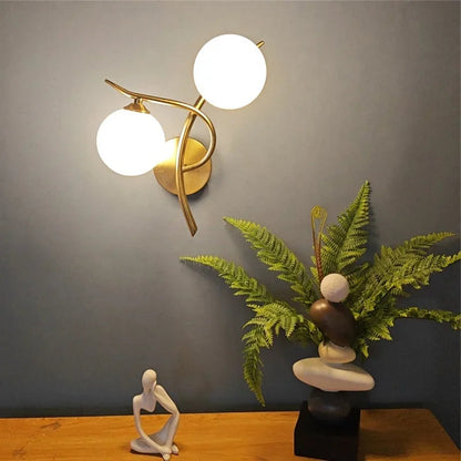 Lunara Wall Light | Nordic Dual Globe LED Design 1