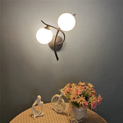 Lunara Wall Light | Nordic Dual Globe LED Design 3
