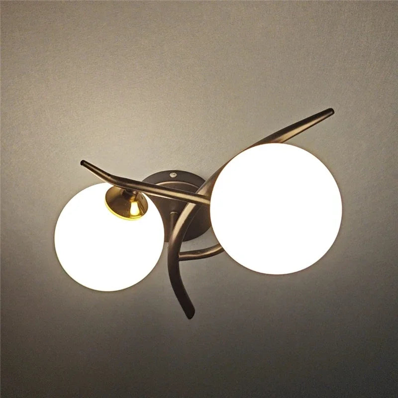 Lunara Wall Light | Nordic Dual Globe LED Design 5