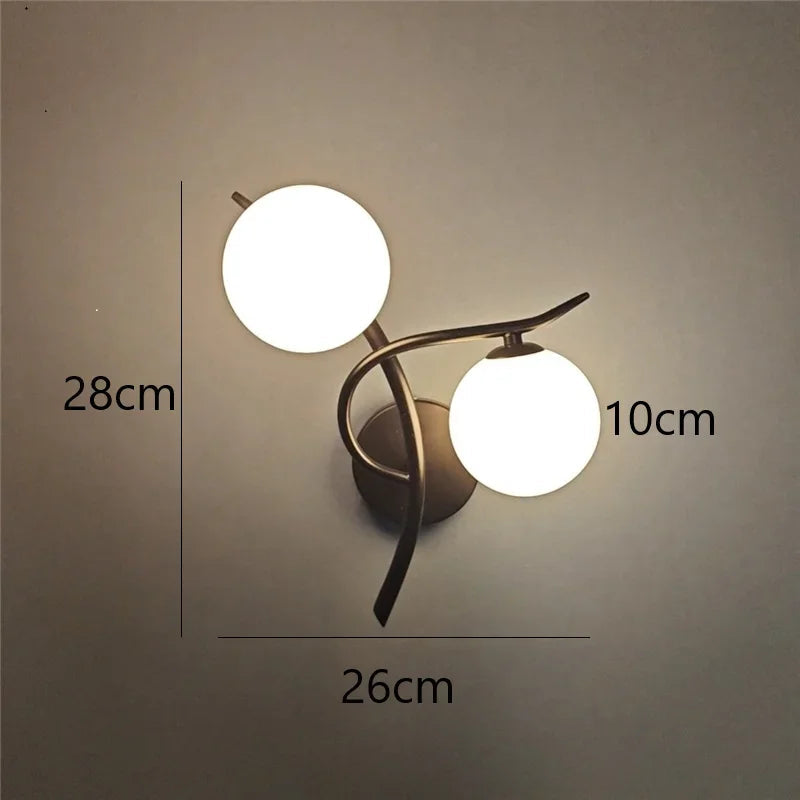 Lunara Wall Light | Nordic Dual Globe LED Design 6