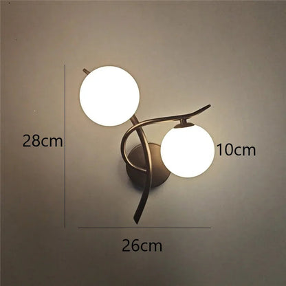 Lunara Wall Light | Nordic Dual Globe LED Design 6