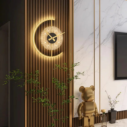 Lunaris Wall Lamp Clock | Post-Modern LED Sconce 0