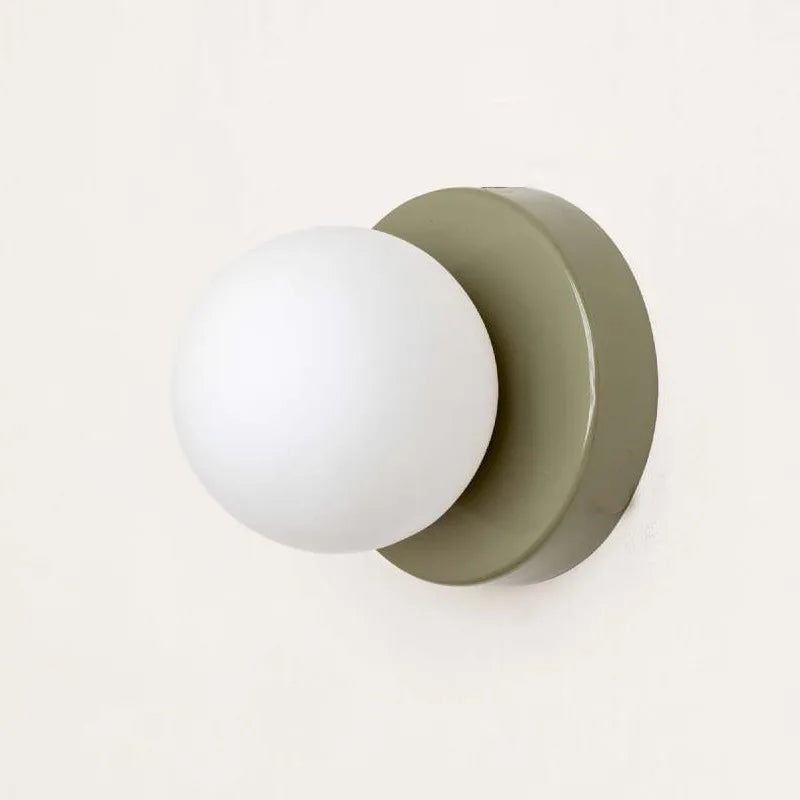 Macaron LED Wall Lamp | Modern Coloured Glass Sconce 4
