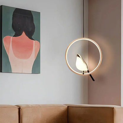 Magpie Pendant Light | Nordic LED Bird Design 4