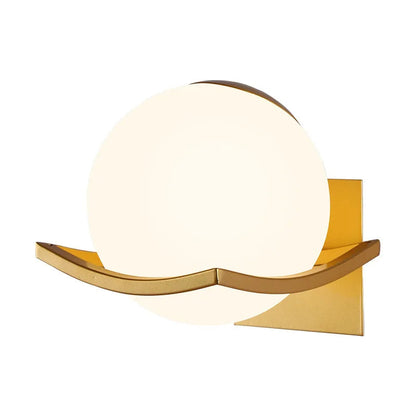 Makar Wall Light | Modern European Glass Globe Sconce 0