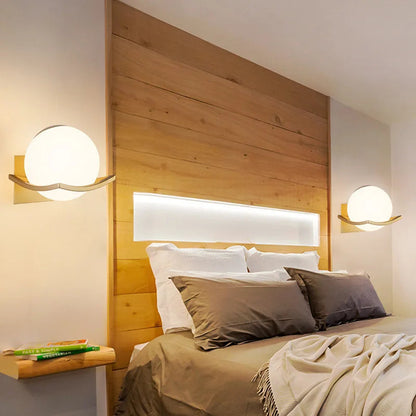 Makar Wall Light | Modern European Glass Globe Sconce 2
