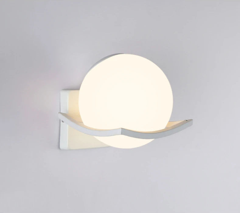 Makar Wall Light | Modern European Glass Globe Sconce 5