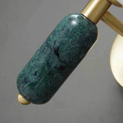 Marble & Glass Wall Lamp | Gold Finish Modern Sconce 3