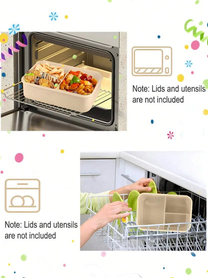 MealMate | Bento Lunch Box with Utensils | 4 Compartments & Leak-Proof Design 5