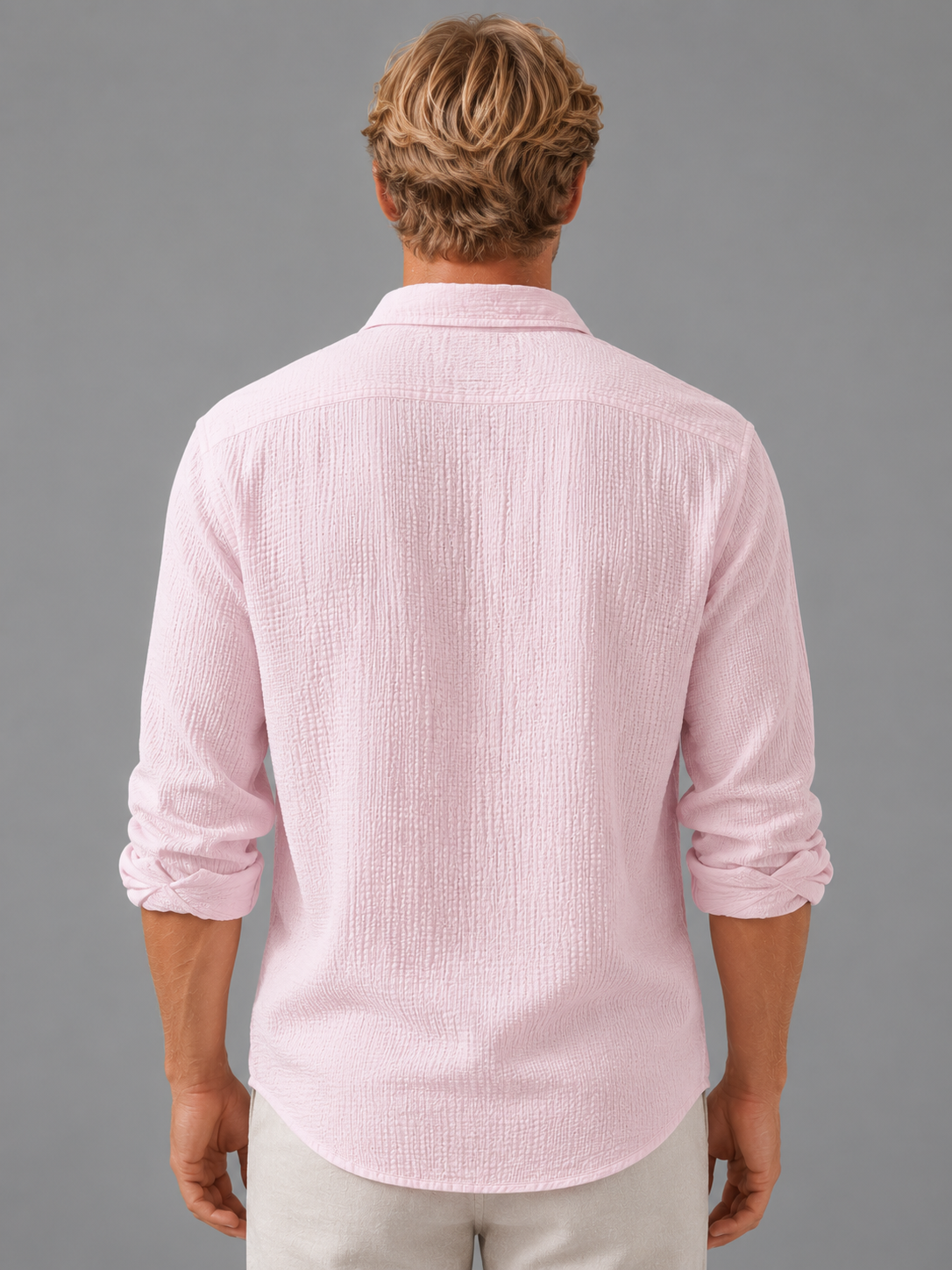 Men’s Linen Shirt – Lightweight Short Sleeve Button-Up