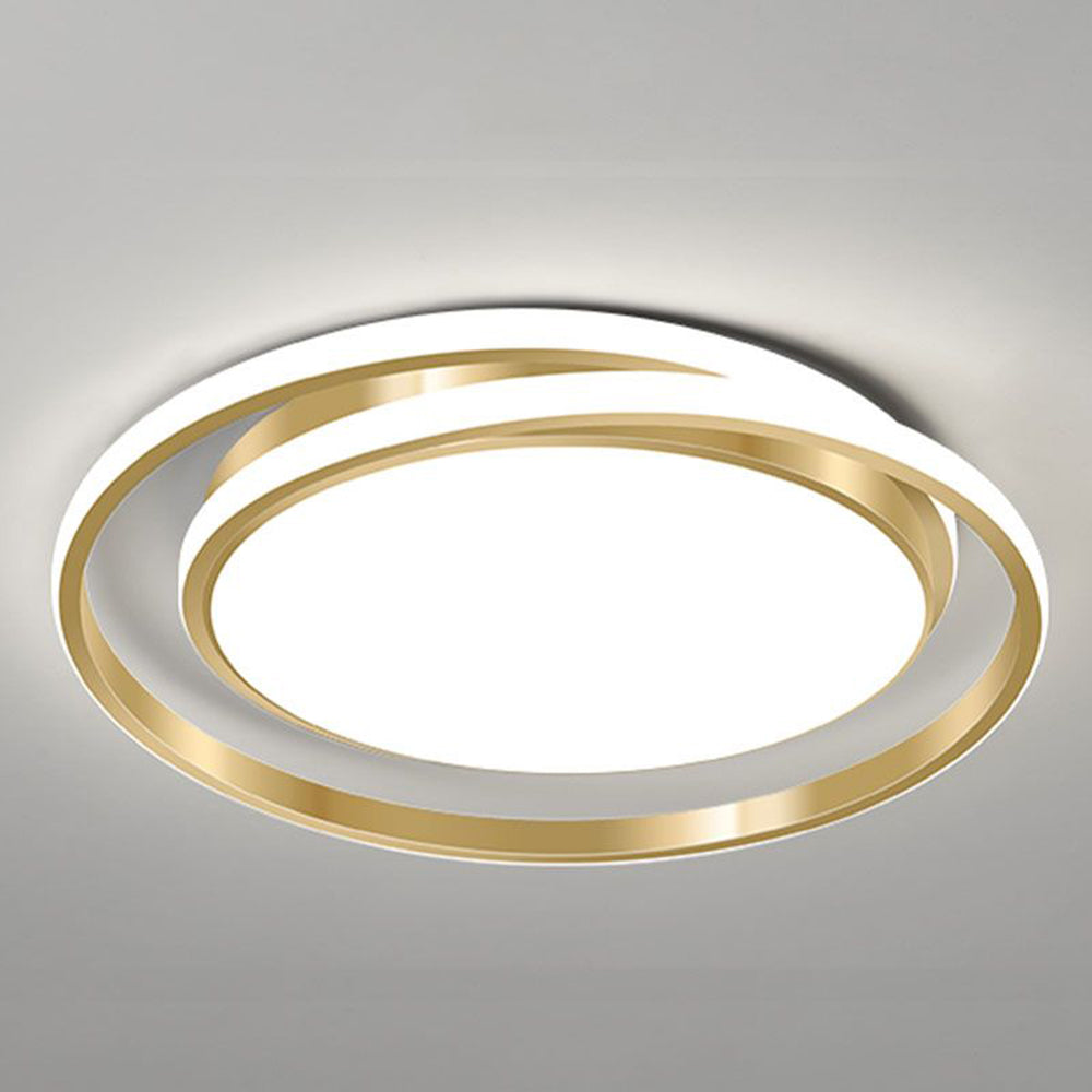 Minimalist LED Circle Ceiling Light | Modern Gold Flush Mount 0