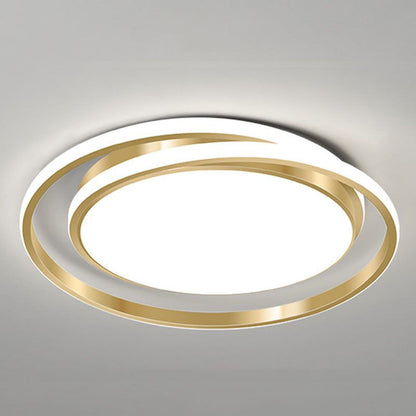 Minimalist LED Circle Ceiling Light | Modern Gold Flush Mount 0