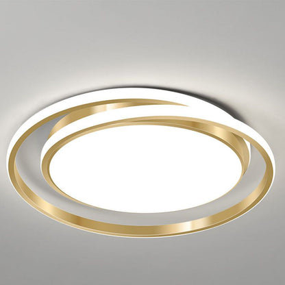 Minimalist LED Circle Ceiling Light | Modern Gold Flush Mount 3